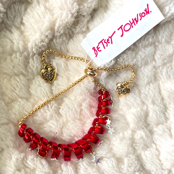 BETSEYS JOHNSON HOLIDAY COIL BRACELET RED NWT - Picture 11 of 12